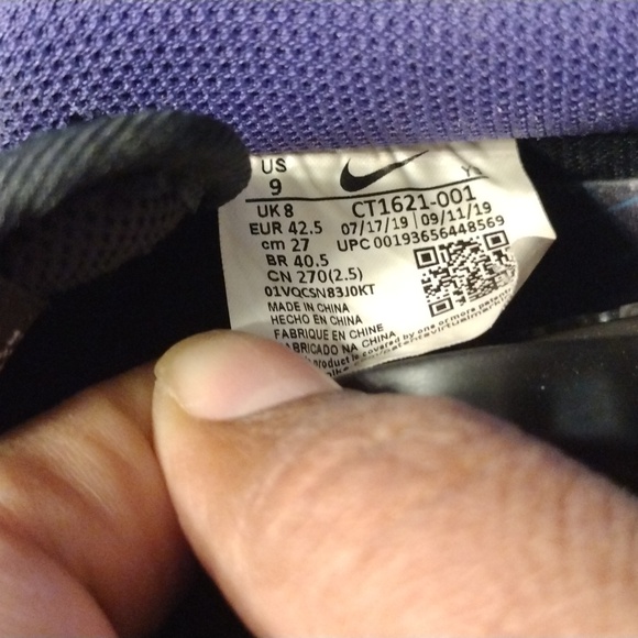 Nike Air Force 1. 07 LV8 black cool gray. Size 9 - Picture 5 of 8